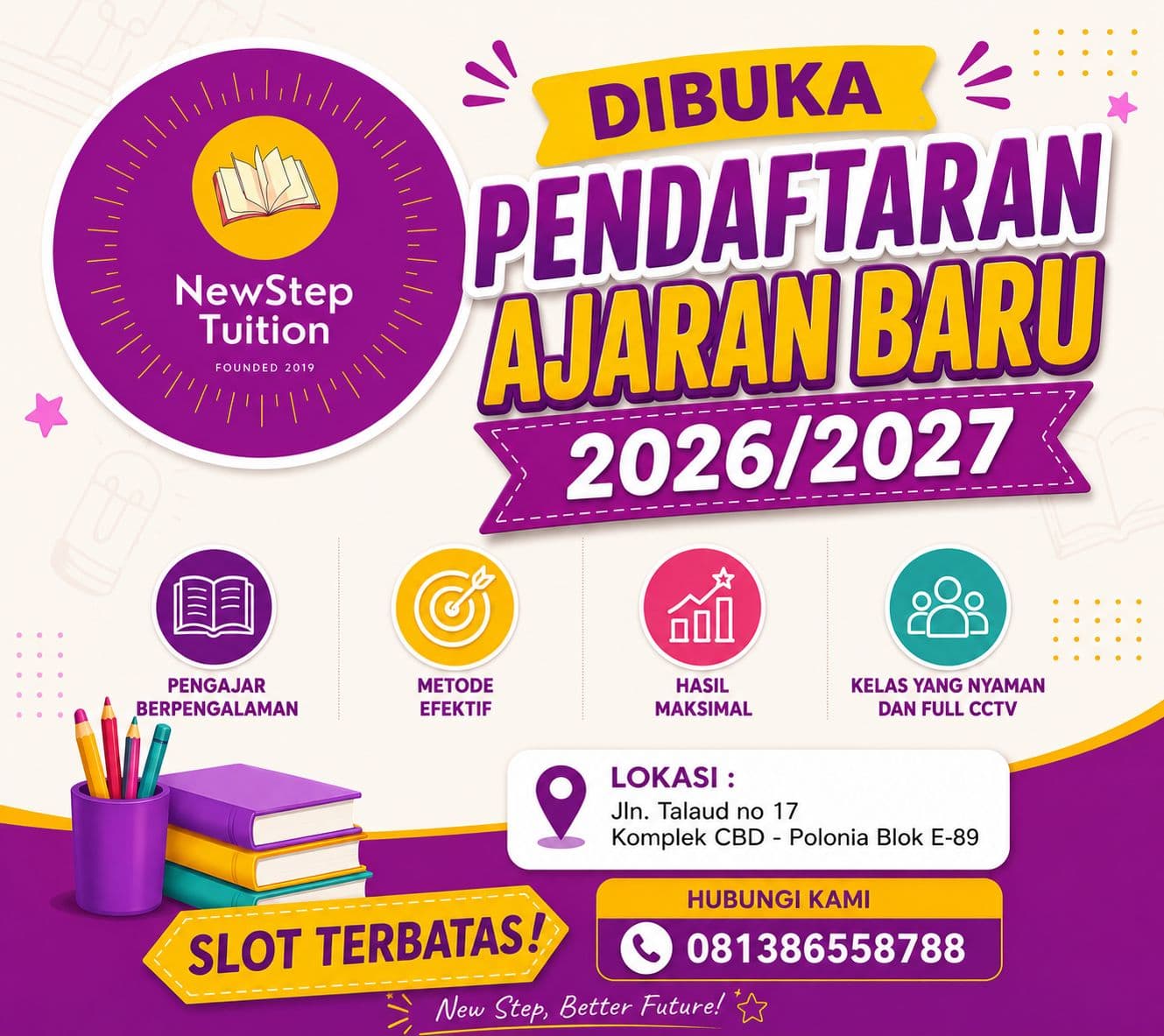 Pendaftaran ajaran baru 2026/2027